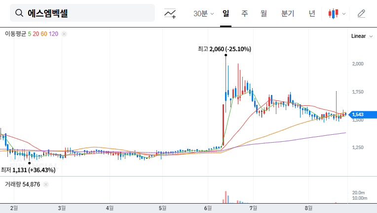 SM Veccell: Increased Stake, Increased Growth Momentum? | Analysis of EV Battery and Auto Parts Investment 대표 차트 이미지