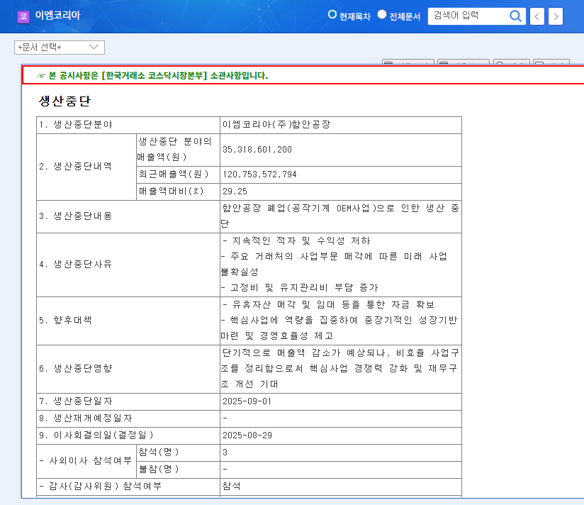 EM Korea Exits Machine Tool Business: What's Next for the Stock? (2025 Analysis) 관련 이미지
