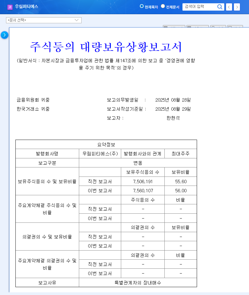 Woolim PTS: Insider Stock Purchase - A Positive Sign or Cause for Concern? 관련 이미지