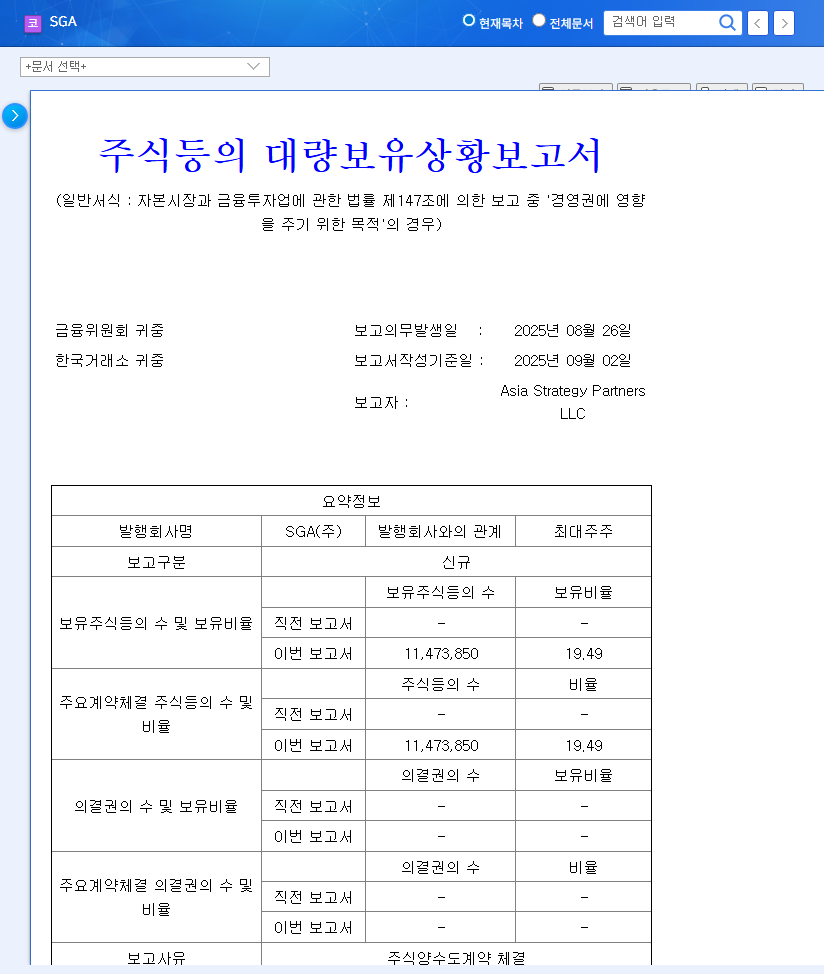SGA’s Leadership Change: A Turning Point or a Crisis? An In-Depth Analysis for Investors 관련 이미지