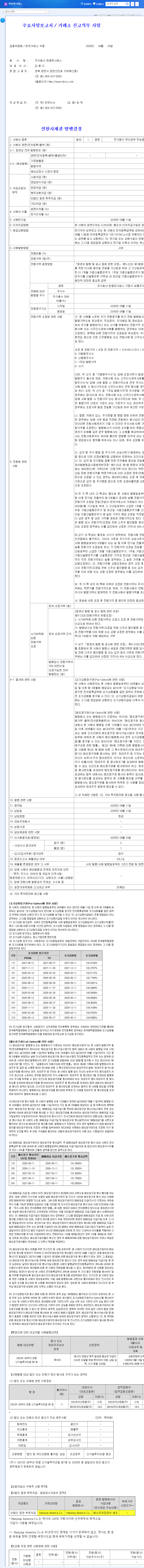 Hanjung NCS Issues ₩15 Billion in Convertible Bonds: Investment Opportunity or Risk? 관련 이미지